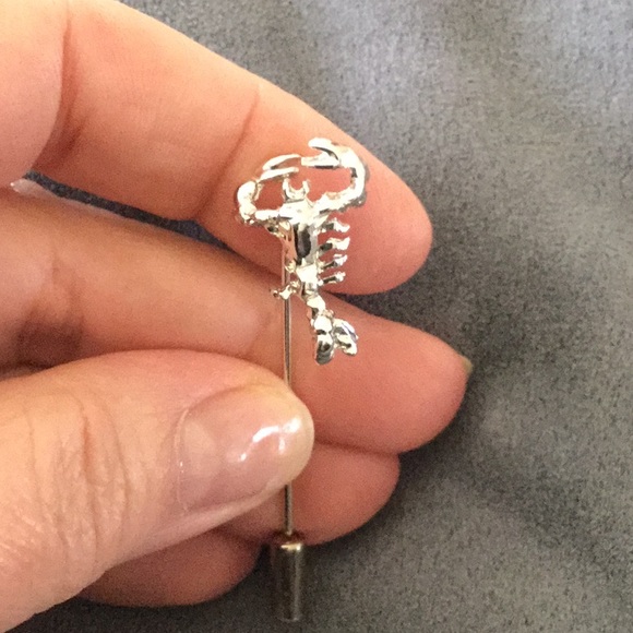 Vintage Jewelry - 🌿Vintage Silver Scorpion Stick Pin🌿❤️SALE❤️